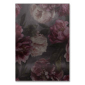 Donker en Moody Floral Kaart (Achterkant)