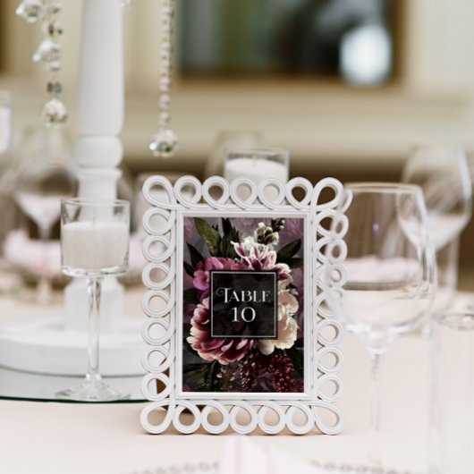 Donker en Moody Floral Kaart