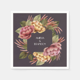 Donker en Moody Floral Servet