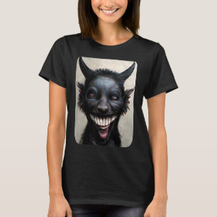 Donker en occult Laughing Satan T-shirt
