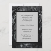 Donker en Spooky Haunted Forest Halloween Kaart (Voorkant)