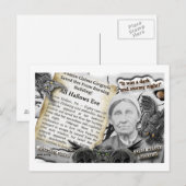 Donker en Stormy Night. Briefkaart (Voorkant / Achterkant)