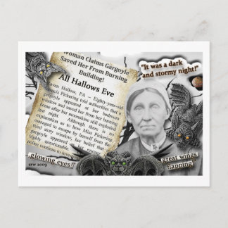 Donker en Stormy Night. Briefkaart