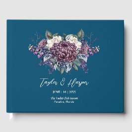 Donker esthetische Gothic bruiloft boeket Gastenboek