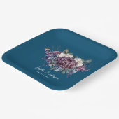 Donker esthetische Gothic bruiloft boeket Papieren Bordje (Gebogen)