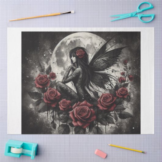 Donker Fairy Tissue Papier (Craft)