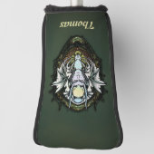 Donker fantasie schepsel met vleugels. golfheadcover (Draai 90)