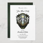 Donker fantasie schepsel met vleugels. kaart (Voorkant / Achterkant)