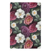  donker, Floral, gepersonaliseerd klembord (Achterkant)