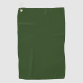 Donker Forest Green Golfhanddoek (Voorkant)