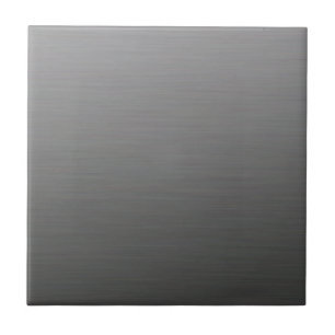 Donker geborsteld zilver metallic tegeltje