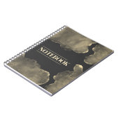 Donker Geel Elegant Modern Notitieboek (Linkerzijde)