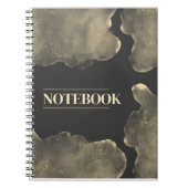 Donker Geel Elegant Modern Notitieboek (Voorkant)