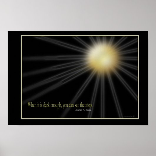 Donker genoeg poster (Voorkant)