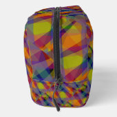 Donker geometrisch - Dopp Kit Toilettasje (Rechts)