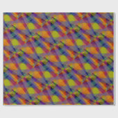 Donker geometrisch - inpakpapier (Vlak)