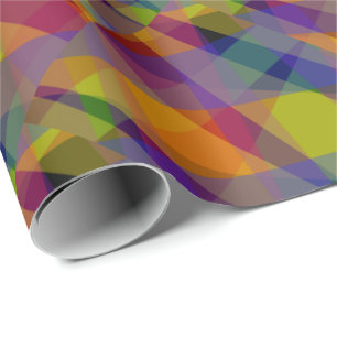 Donker Geometrisch - Inpakpapier