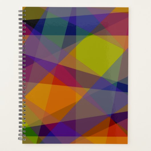 Donker geometrisch - Planner (Voorkant)