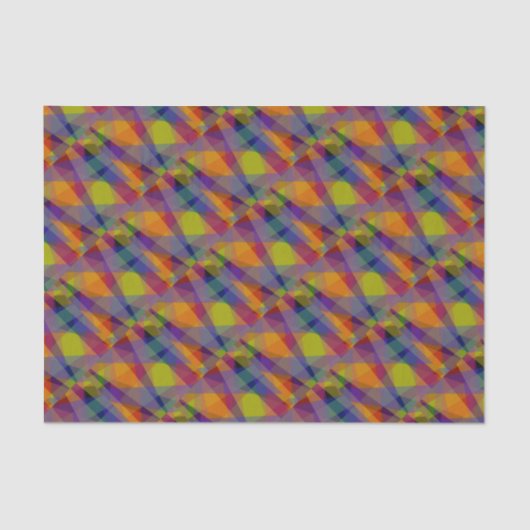 Donker geometrisch - tissuepapier (Voorkant)