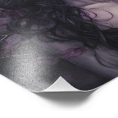 Donker gezicht foto afdruk (Hoek)