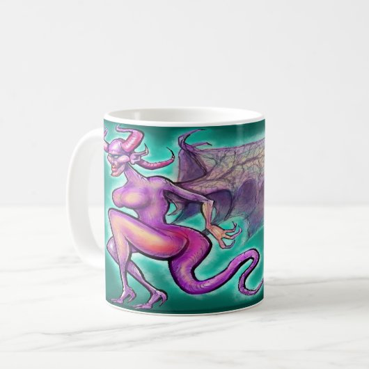 Donker gezicht koffiemok (Voorkant links)