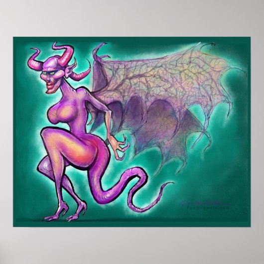 Donker gezicht poster (Voorkant)