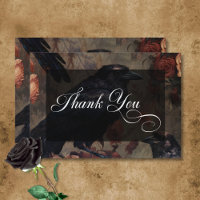 Donker Gotisch Blush Bloemen & Zwart Ravens