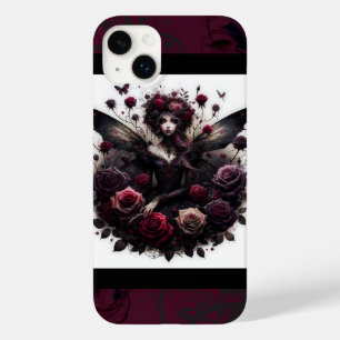 Donker Gotisch Bos Fairy Bloemen Rozen Bourgondië Case-Mate iPhone 14 Plus Hoesje