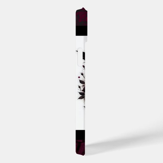 Donker Gotisch Bos Fairy Bloemen Rozen Bourgondië Case-Mate iPhone Case (Achterkant / Rechts)