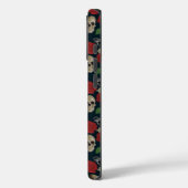 Donker Gotisch Grungy Roos Vines Raven Schedel roo Case-Mate iPhone Case (Achterkant / Links)