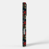 Donker Gotisch Grungy Roos Vines Raven Schedel roo Case-Mate iPhone Case (Achterkant / Rechts)