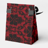 Donker Gotisch Roos Bedankdoosjes (Achterkant)