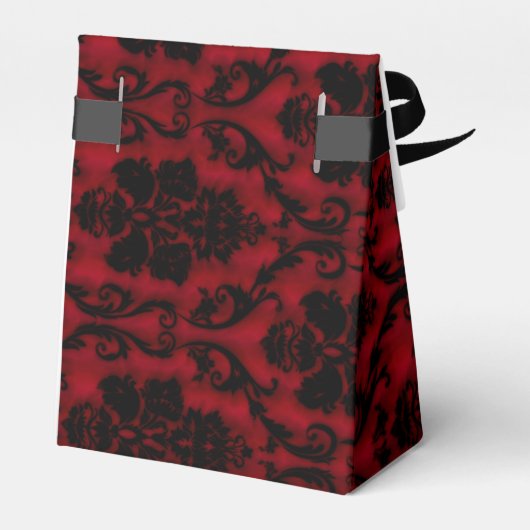 Donker Gotisch Roos Bedankdoosjes (Achterkant)