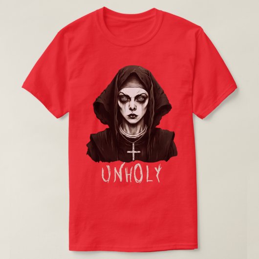 Donker Gotisch Satanisch Onheilig T-shirt (Design voorkant)