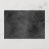 Donker Gotisch Zwart Waterverf Moth Details Informatiekaartje (Achterkant)