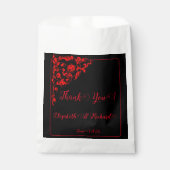 Donker Gotische bruiloft "Dank je" Bedankzakje (Voorkant)