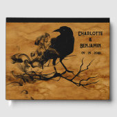 Donker Gotische bruiloft Gastenboek (Voorkant)