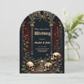 Donker gotische elegantie. kaart (Staand voorkant)