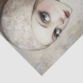 Donker Gotische Grunge Meisje Collage Decoupage Tissuepapier (Detail)