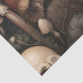 Donker gotische Halloween schedels weefsel decoupa Tissuepapier (Detail)