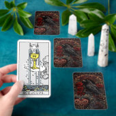 Donker Gotische Schoonheid Rode Rozen Zwarte Kraai Pokerkaarten (Insitu)