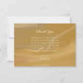 Donker goud en textuur Orthodoxe doop Bedankkaart (Voorkant)