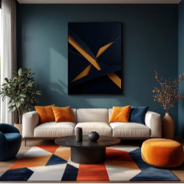 Donker Goud Luxe Poster