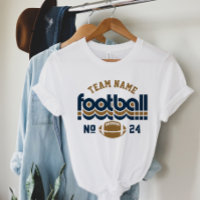 Donker Goud Navy Retro Voetbal Spirit