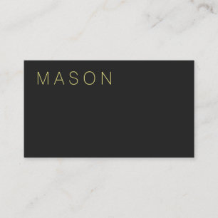 Donker grijs visitekaartje