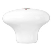 Donker Hart met Gouden Pijl Lade Pull Knop (Zijkant)