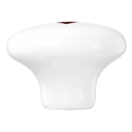 Donker Hart met Gouden Pijl Lade Pull Knop (Zijkant)