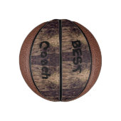 Donker Hout  Basketbal (Verticaal)