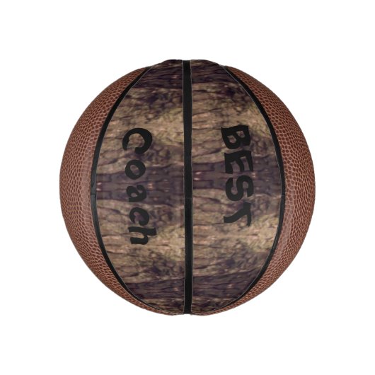 Donker Hout  Basketbal (Verticaal)
