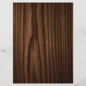 Donker Hout Boom Land Trouwtafel Menu (Achterkant)